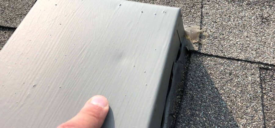 damaged roof inspection denver